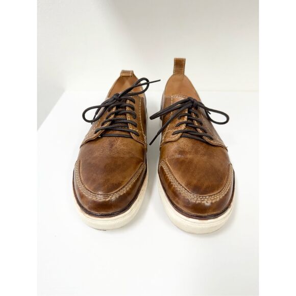 Bed Stu Bedstu Workshop Distressed Leather Men's Oxford Sneaker 9.5 - Picture 3 of 8